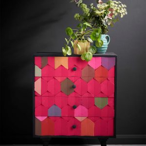 Modern-Geometric-Hexagon-Capri-Pink-chest-of-drawers-1